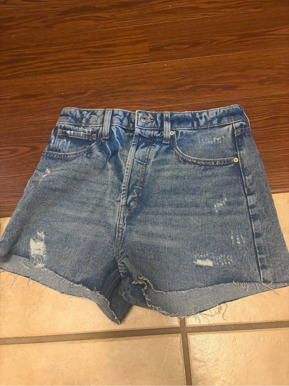 Women’s wild fable Blue Distressed Denim Shorts